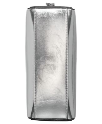 Mandy Metallic Top Zipper Crossbody