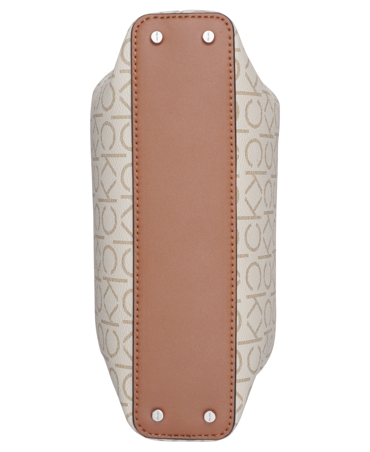 Calvin Klein Cypress Crossbody In Vanilla Khaki Linear