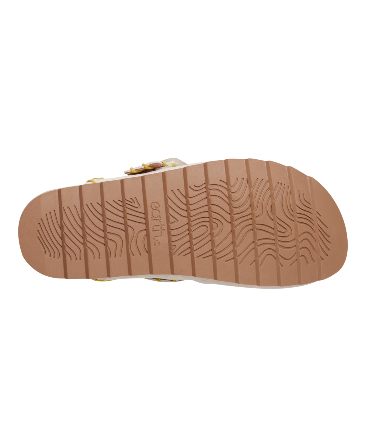 Shop Earth Women's Gena Stitched Flat Clogs In Light Natural Suede