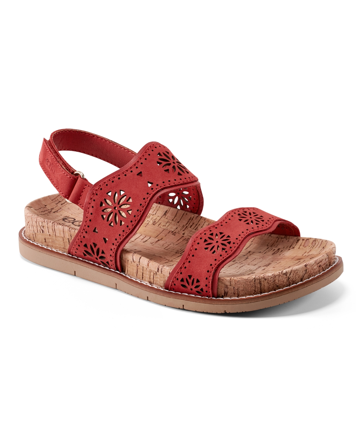 EARTH WOMEN'S FERNE STRAPPY SLINGBACK CASUAL FLAT SANDALS 