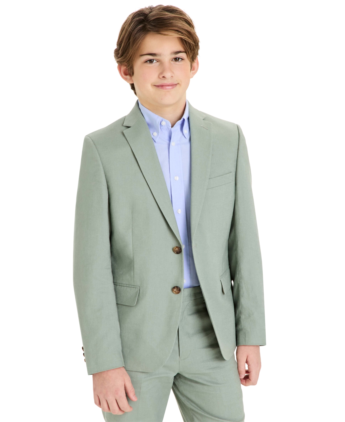 B By Brooks Brothers Big Boys Suit Jacket In Sage