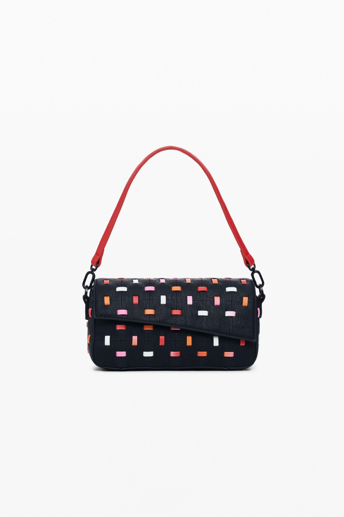 Women's Small perforated bag - Black
