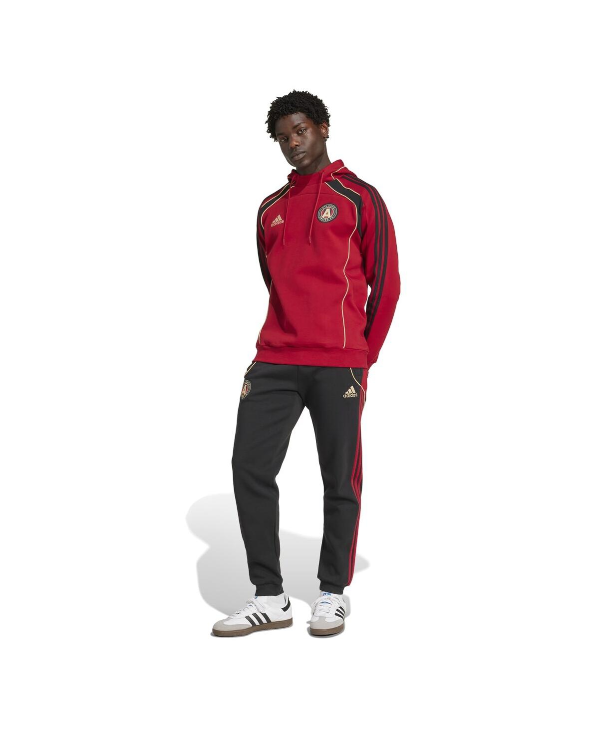 ADIDAS ORIGINALS MEN'S BLACK ATLANTA UNITED FC 2025 TRAVEL PANTS 