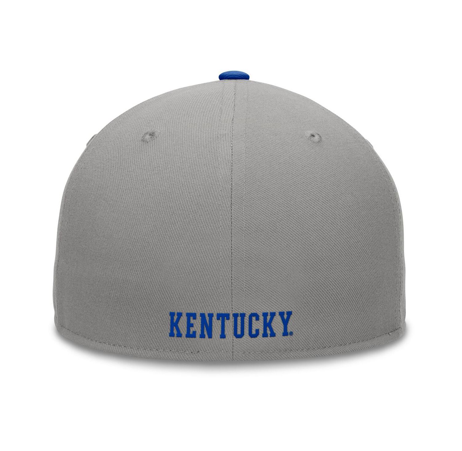 Men's Gray/Royal Kentucky Wildcats Rally Two-Tone Fitted Hat