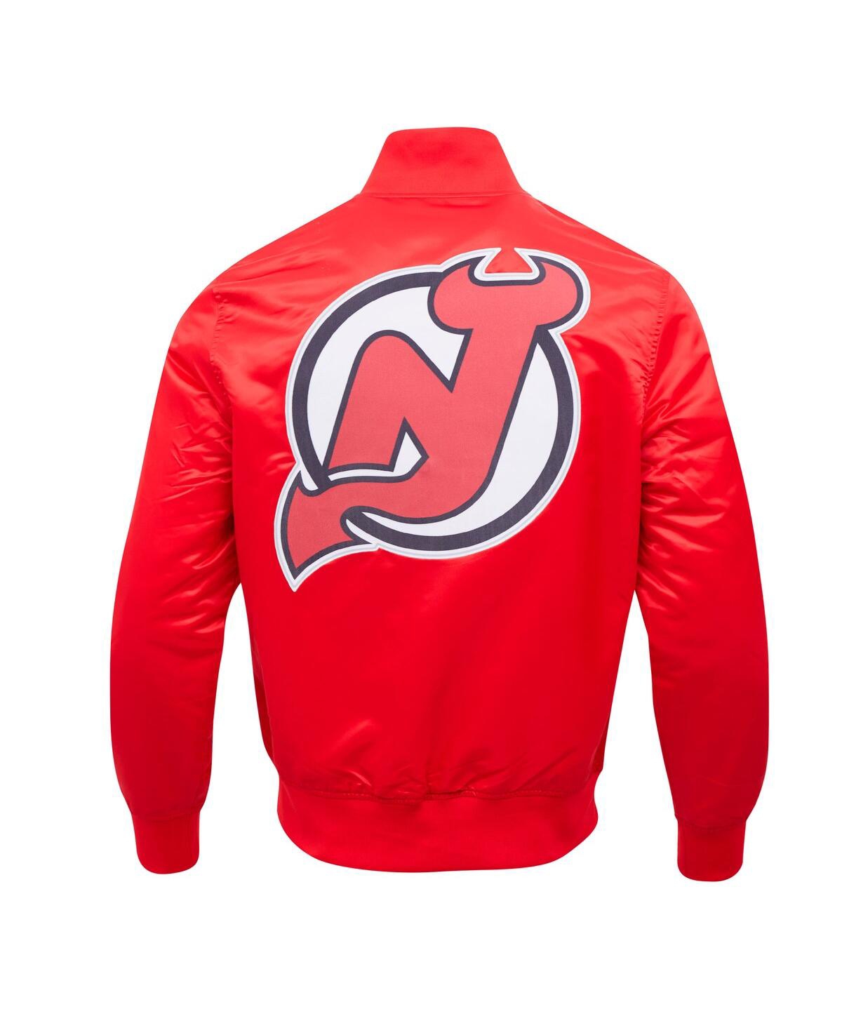 Pro Standard Men's Red New Jersey Devils Classic Satin Full-snap Jacket In Red