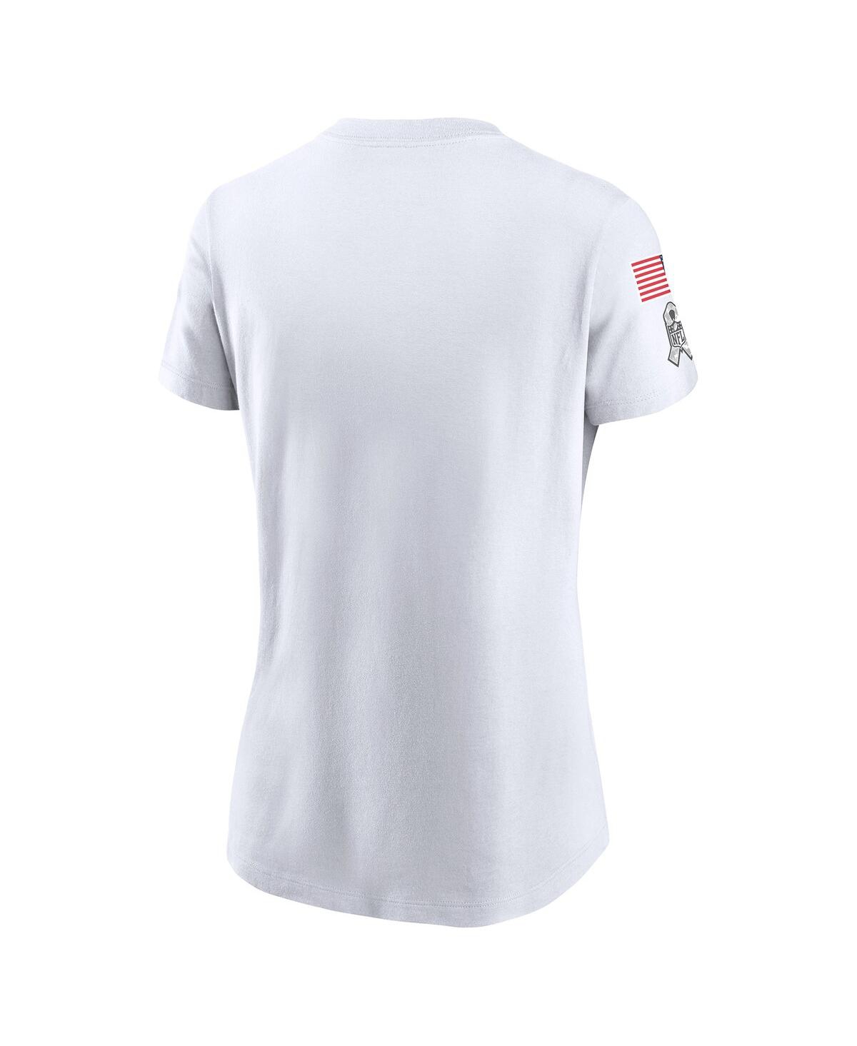 Nike Women's White Philadelphia Eagles 2024 Salute To Service Legend Performance T-shirt In White