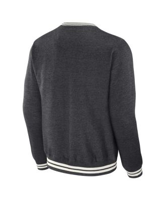 Darius Rucker Collection by Men's Heather Charcoal Seattle Mariners Vintage Pullover Sweatshirt