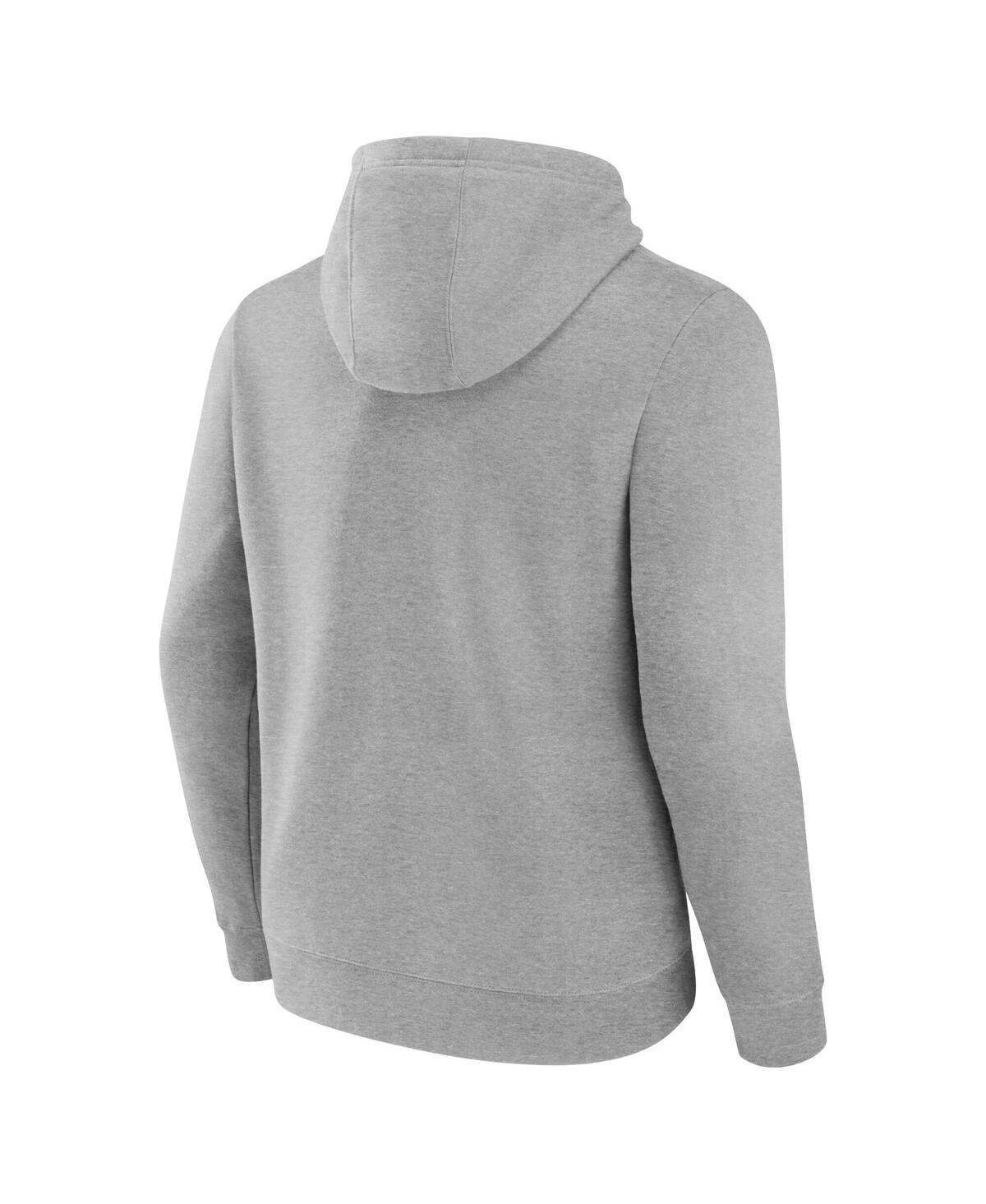 Fanatics Men's Heather Gray Cal Bears Primary Logo Pullover Hoodie In Heather Gray