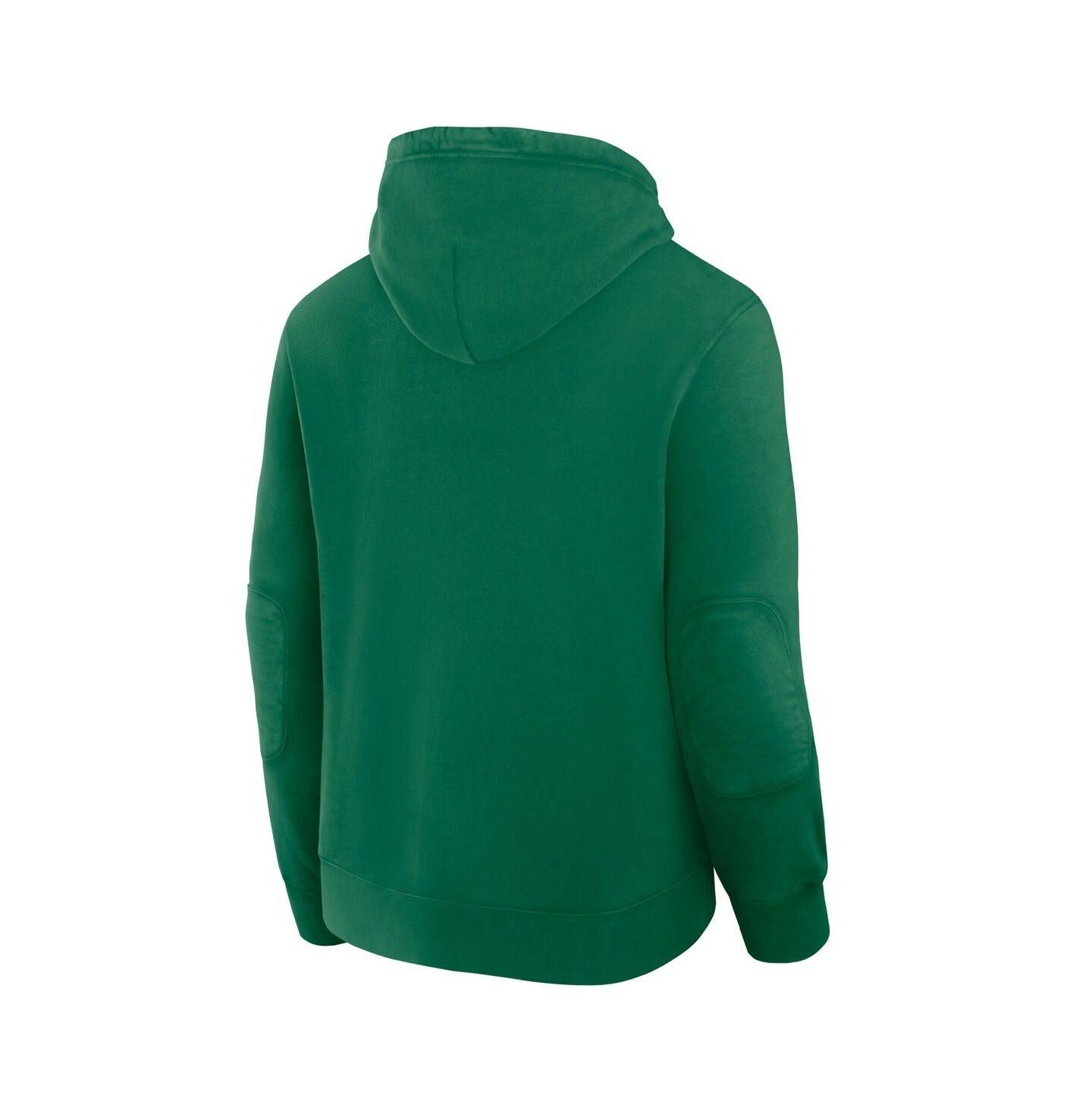 Мужское худи Fanatics Kelly Green Minnesota North Stars Decades Collection Tradition Fleece Pullover — фото 2