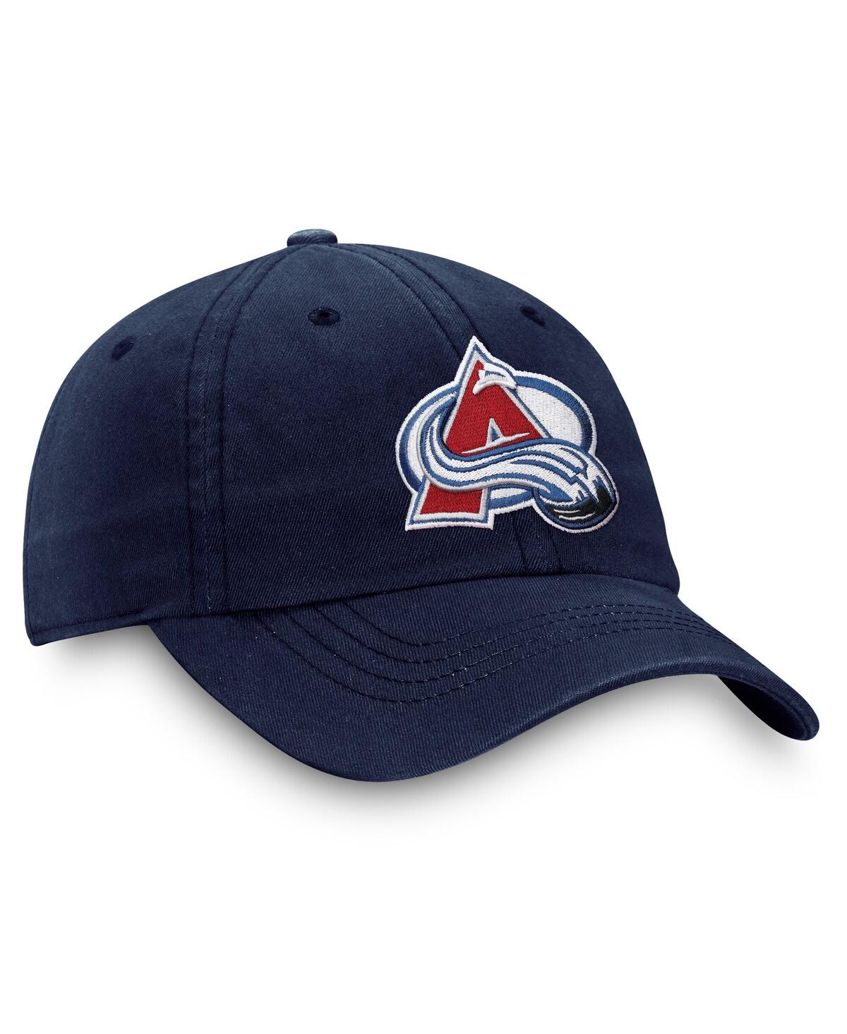 Fanatics Women's Navy Colorado Avalanche Core Logo Adjustable Hat In Navy