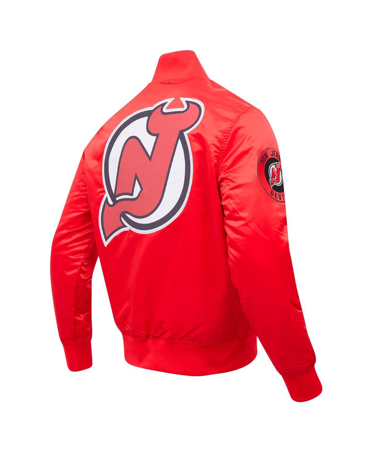 Pro Standard Men's Red New Jersey Devils Classic Satin Full-snap Jacket In Red