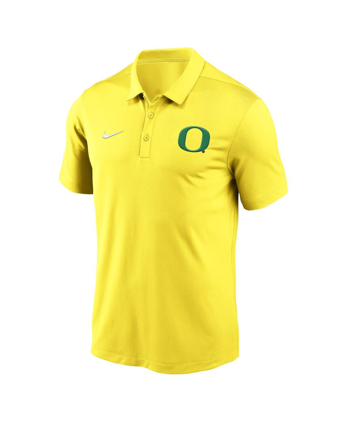 Nike Men's Yellow Oregon Ducks Primetime Franchise Performance Polo In Yellow