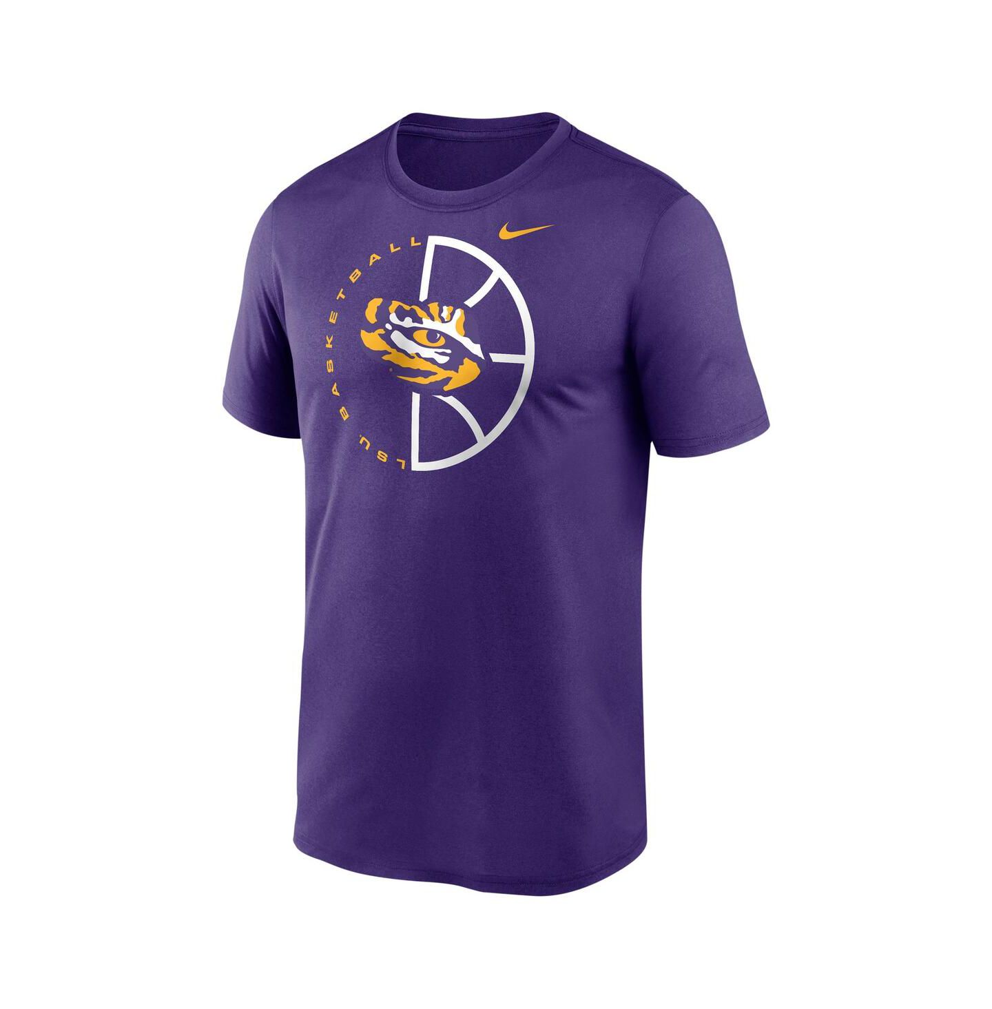 Мужская футболка Nike Purple LSU Tigers Legend Basketball Icon Performance — фото 3