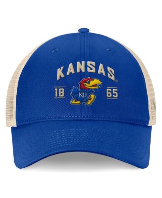 Men's Royal Kansas Jayhawks Heritage Waylon Trucker Adjustable Hat