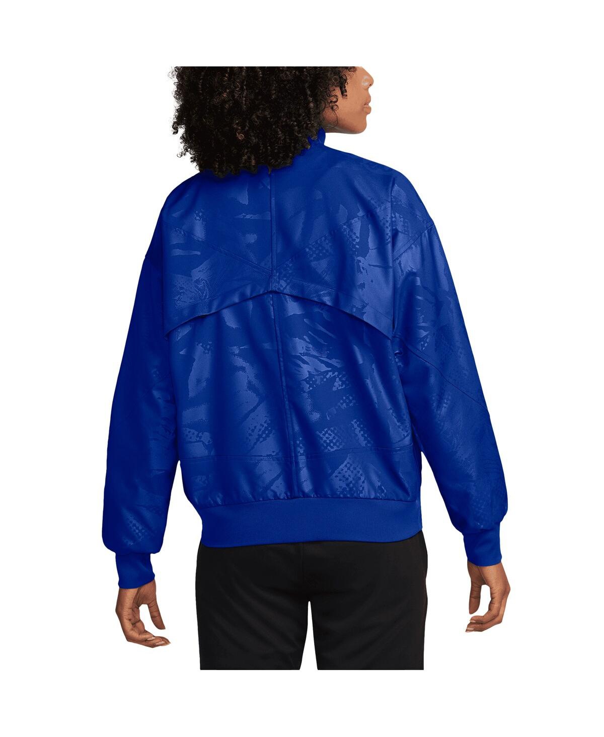 Nike Women's Royal Barcelona 2024/25 Third Strike Anthem Performance Full-zip Jacket In Royal