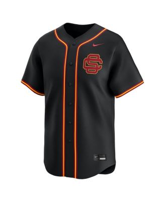Men's Black USC Trojans College Limited Baseball Jersey