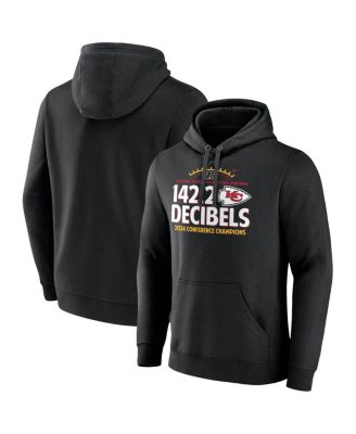 Fanatics - Men's Black Kansas City Chiefs 2024 AFC Champions Hometown Not Done Fleece Pullover Hoodie