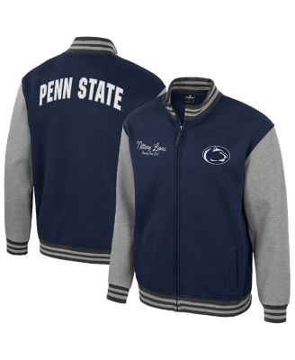 Colosseum - Men's Navy Penn State Nittany Lions Ambi-Turner Full-Zip Varsity Jacket