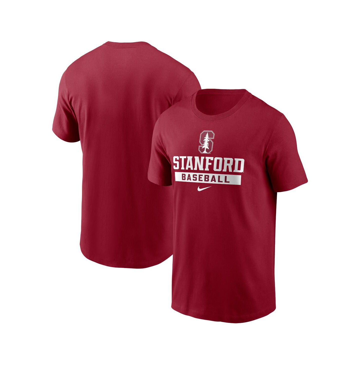 Мужская футболка Nike Cardinal Stanford Cardinal Baseball — фото 1