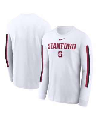 Nike - Men's White Stanford Cardinal Local Spirit Slogan Long Sleeve T-Shirt