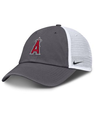 Nike - Men's Gray Los Angeles Angels Adjustable Trucker Hat