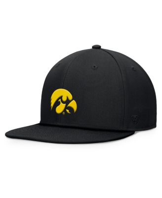 Top of the World - Men's Black Iowa Hawkeyes Fundamental Snapback Hat