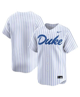 Nike - Men's  White Duke Blue Devils Home College Limited Baseball Jersey