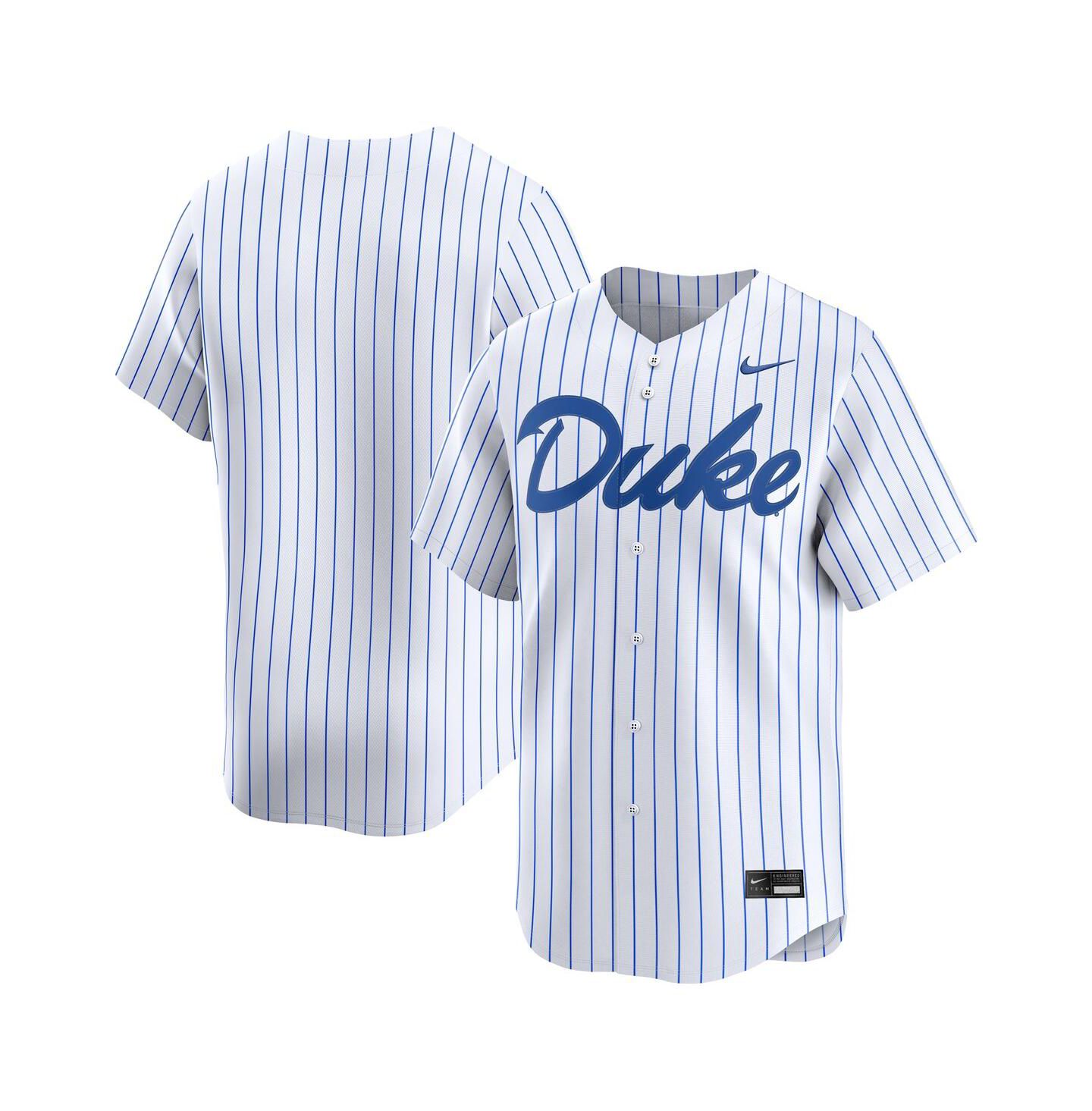 Мужской топ Nike White Duke Blue Devils Home College Limited Baseball Jersey — фото 1