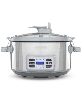 7-Quart Digital Temperature Probe Slow Cooker