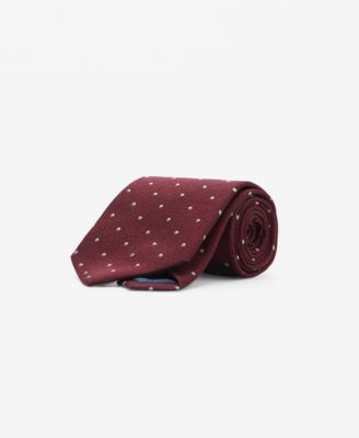 MANGO - Men's Polka-Dot Silk Tie