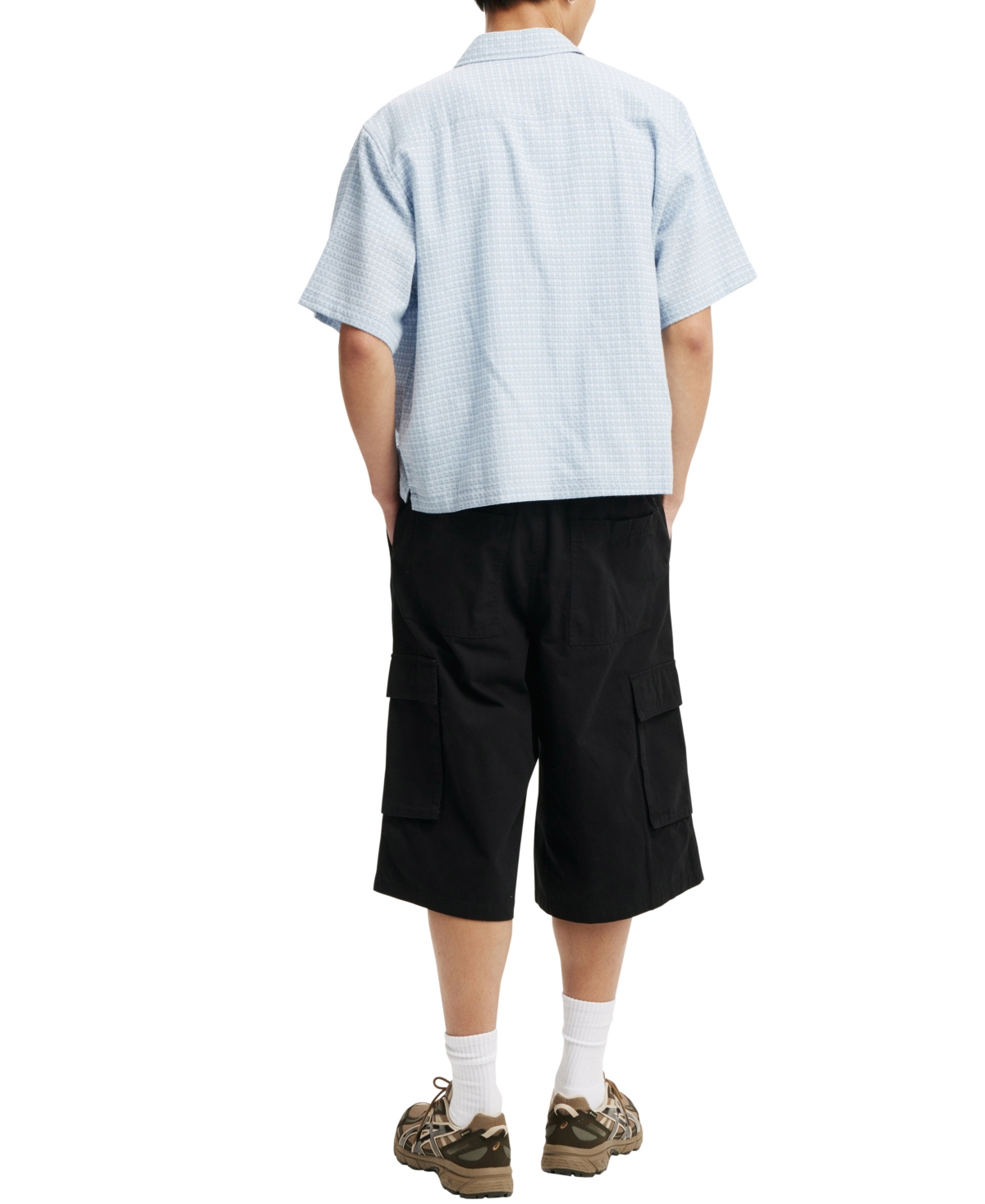 COTTON ON MEN'S SUPER BAGGY CARGO SHORTS 