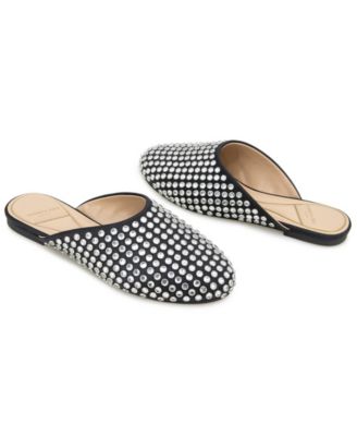 Women's Almond Toe Saddie Mules