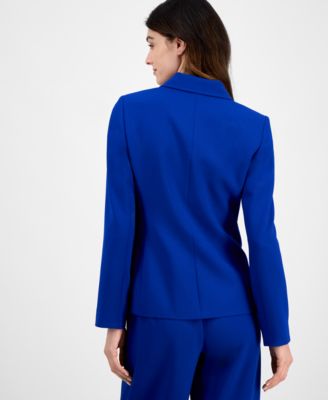Women's Peak-Lapel Button-Cuff Jacket