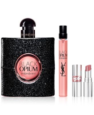 3-Pc. Black Opium Eau de Parfum & Loveshine Lip Oil Stick Gift Set