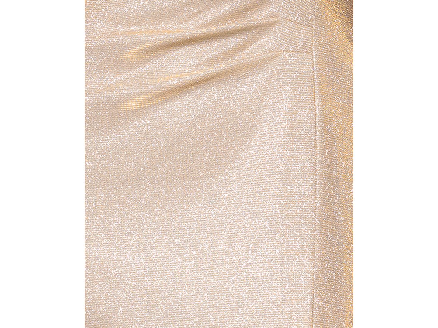 Женское платье XSCAPE Off-Shoulder-Sweetheart-Neck Gown, цвет: Золотой / Серебряный — фото 5