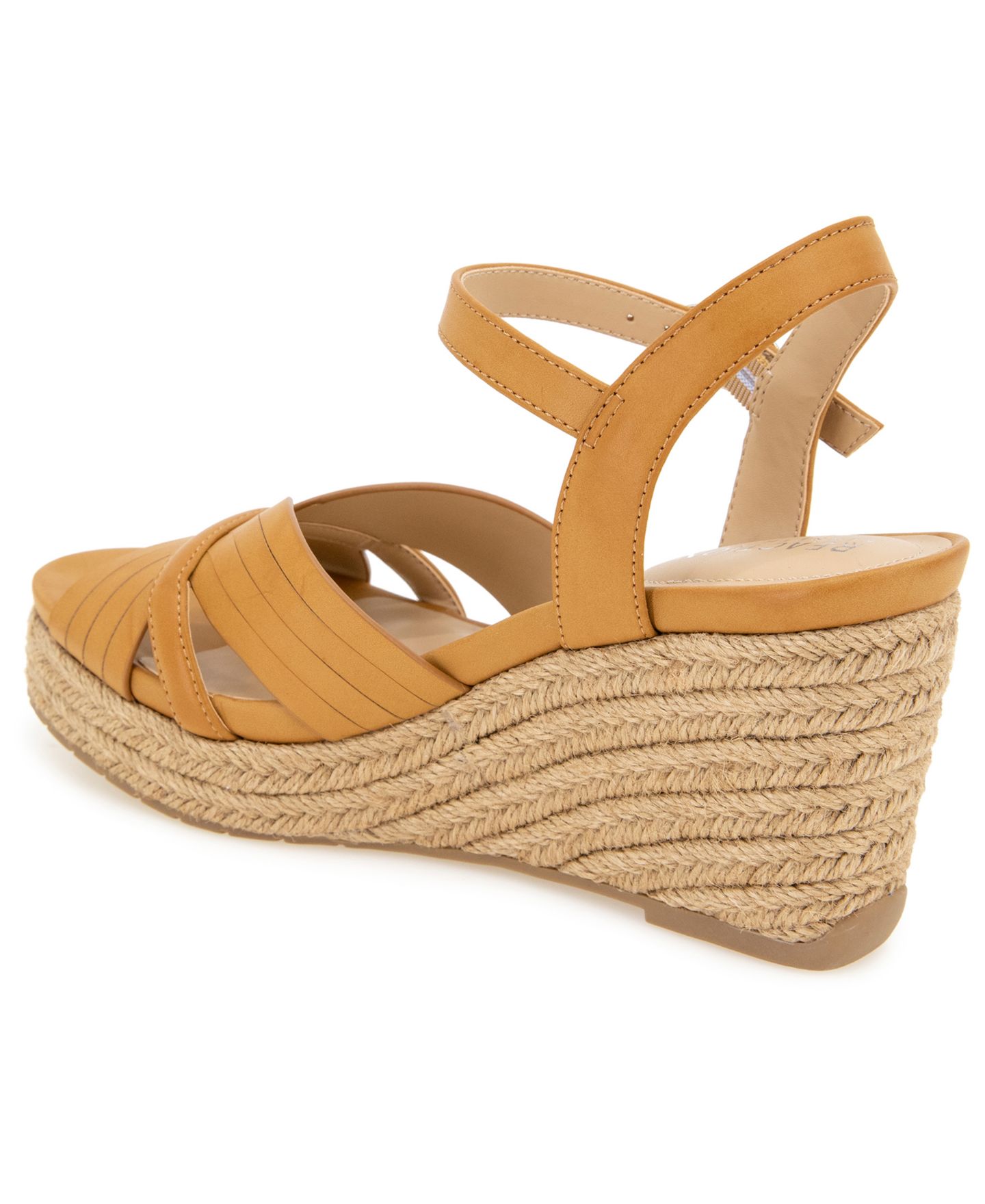 Женские сандалии Kenneth Cole Reaction Comi Almond Toe Wedge, цвет: Верблюжий — фото 6