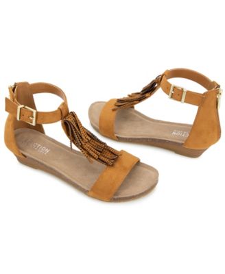 Women's Glytoni Almond Toe Wedge Sandals