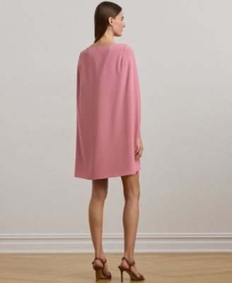 Women's Georgette Cape Dress