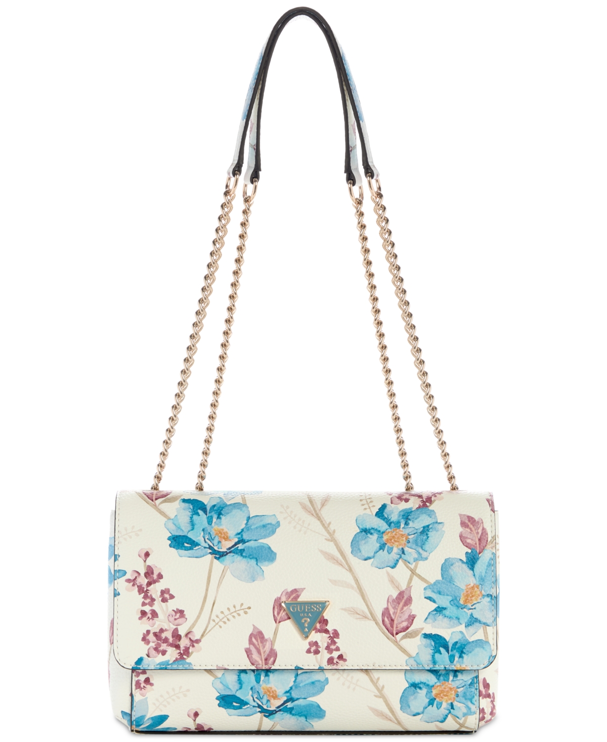 GUESS MICAELA SMALL FLORAL CONVERTIBLE CROSSBODY 