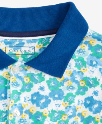 Men's Hale Flower Pique Polo Shirt, Exclusively at Macy's