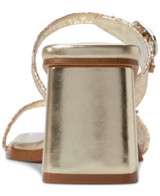 Women's Maymay Buckle Double Band Block-Heel Slide Sandals