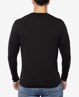 Men's Geometric Skull Rhinestone Graphic Long Sleeves T-Shirts