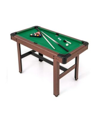 Pool Game Table with Full Set of Balls Ideal for Kids and Adults for Fun Indoor Entertainment