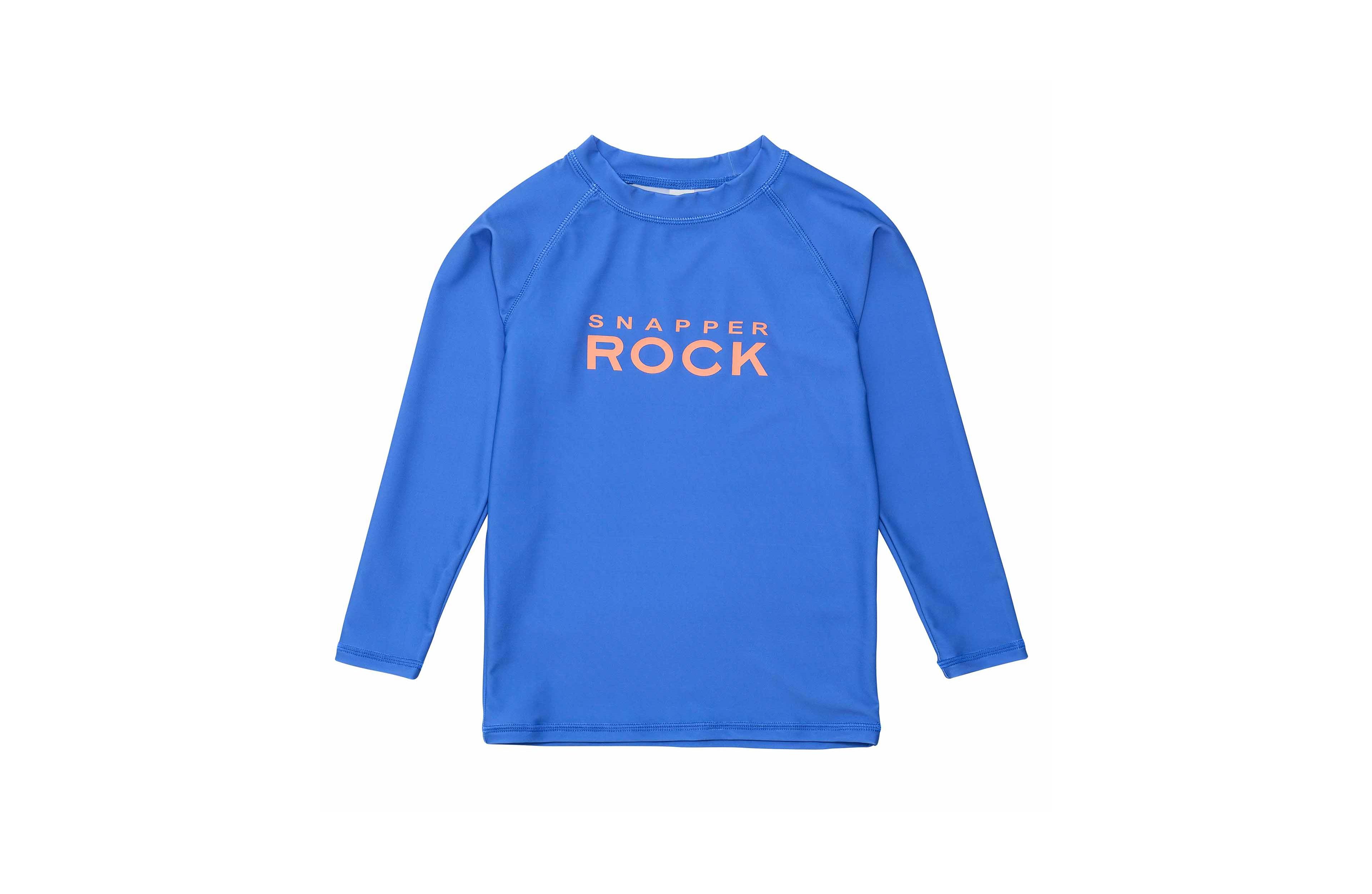 Azure Blue Sustainable Ls Rash Top