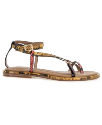 Women's Paros Square Toe Flat Sandals