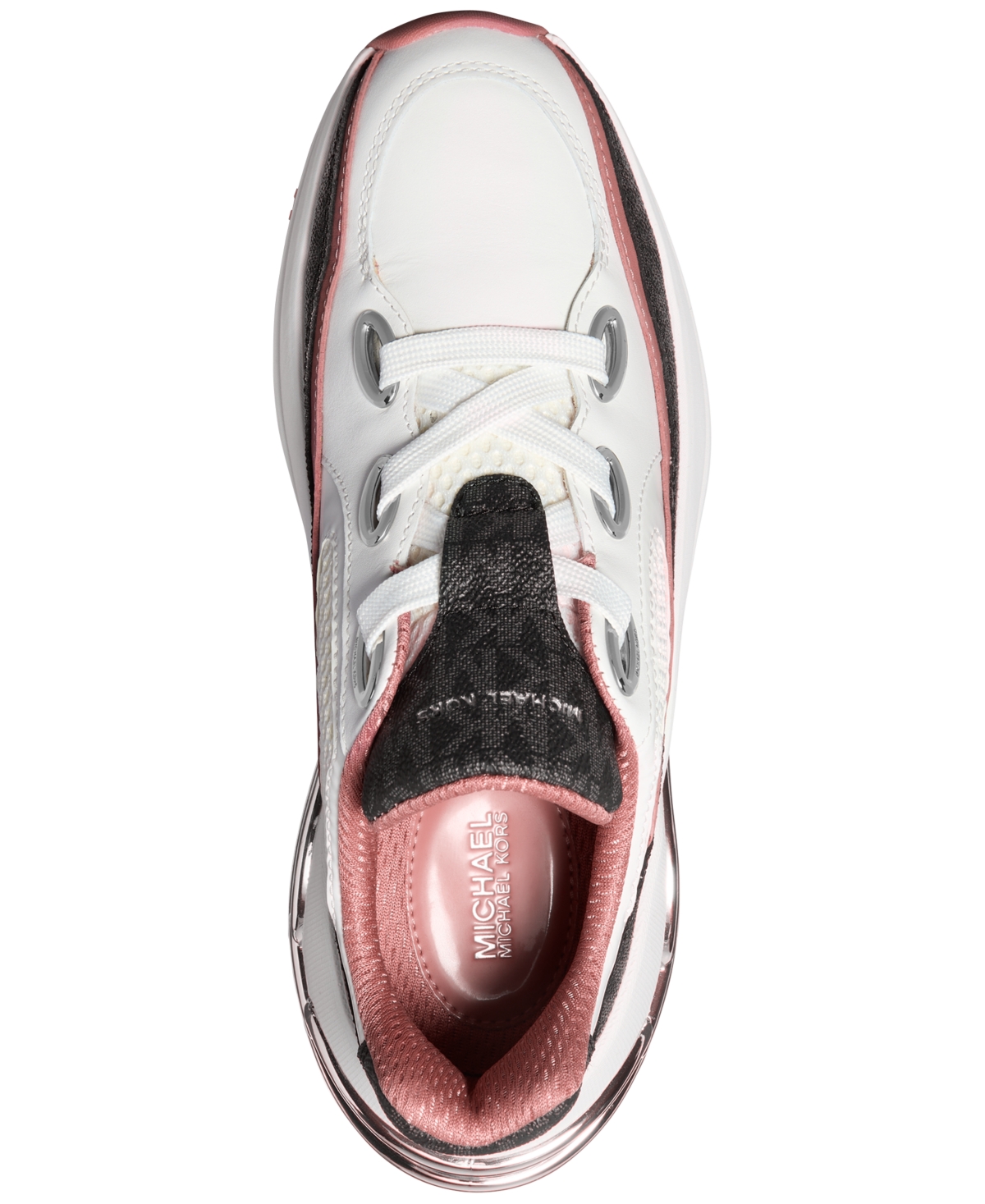 Shop Michael Kors Michael  Women's Toni Trainer Running Sneakers In Rose