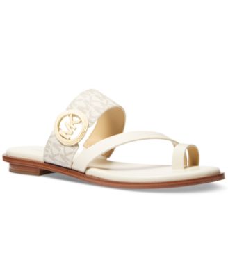 Michael Kors - MMK Vera Slip-On Toe-Ring Slide Sandals