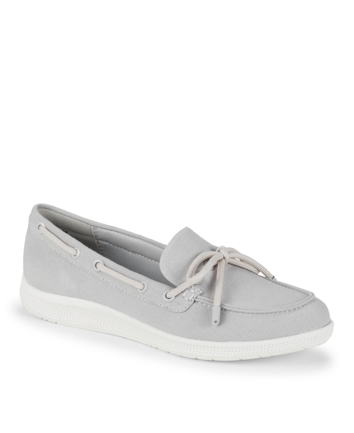 Women's Venia Flat Boat Shoes - Light Steel