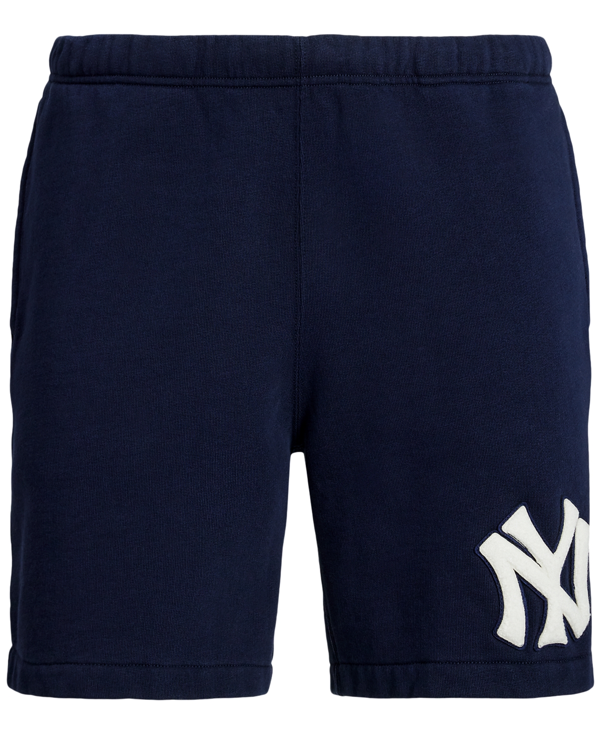 Polo Ralph Lauren Unisex Yankees Fleece Shorts In Aviator Navy