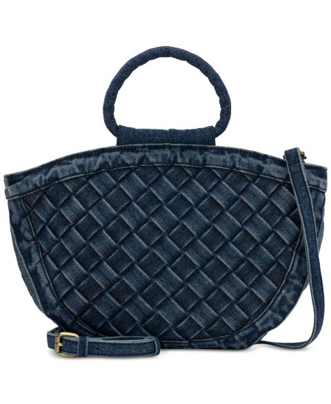 Женские сумки Patricia Nash Ossi Medium Woven Denim Satchel